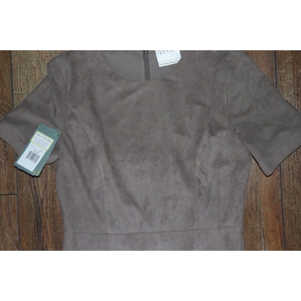 Lysse gray brown crew neck dress New Small - Picture 5 of 8